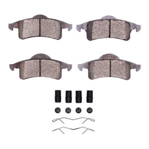 Jeep Grand Cherokee Brake Pads - Rear - R1 Concepts - Ceramic - `99-`04